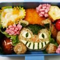 あつみ。。's cooksnap of when they made キャラ弁 トトロより猫バス.