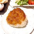 ジッポ's cooksnap of when they made 簡単■ねぎ味噌の焼きおにぎり■.