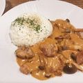 miwayon's cooksnap of when they made ◆きのことチキンのカレークリームソース♪.