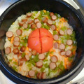 あおくま。's cooksnap of when they made 炊飯器で簡単♡丸ごとトマトの炊き込みご飯.
