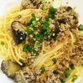 ☆ｷｬｻﾘﾝ☆'s cooksnap of when they made 塩麹さんで☆簡単ひき肉となすのパスタ.