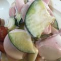 ❤︎ローズマリー❤︎'s cooksnap of when they made めっけもん♪ズッキーニの梅マヨ和え.