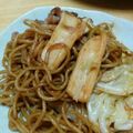 ゆっぴぃららぴ's cooksnap of when they made いか焼きそば！海の家味♡.