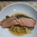 なおつん0802's cooksnap of when they made レンジで簡単★鮭とキャベツのマガポン♪.