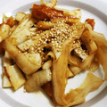 なるとら's cooksnap of when they made ダイエット用？大根の皮のきんぴら☆.