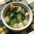 ププぞう's cooksnap of when they made 大根にら豚肉の中華スープ.