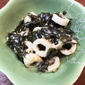 rabbit_c's cooksnap of when they made 超安レシピ。竹輪とワカメの麺つゆマヨ和え.