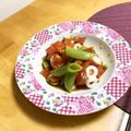 komutatata's cooksnap of when they made スナップエンドウと竹輪・胡瓜のサラダ♪.