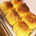 chamamaz's cooksnap of when they made HBで✨私のかぼちゃパン生地✨.