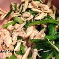 働く女子の台所's cooksnap of when they made 菊菜(春菊)とささみの胡麻和え.