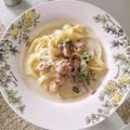 えり0313's cooksnap of when they made 塩レモンのクリームパスタ ディル風味.
