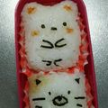 凛ちゃんです！'s cooksnap of when they made 簡単♪キャラ弁♪ すみっこぐらし.
