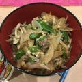 ののめの's cooksnap of when they made だしの素で簡単！ピーマンとなめこの卵炒め.