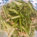 クックMB0955☆'s cooksnap of when they made かぶの葉とツナのピリ辛炒め.