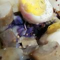 Kayadehutt's cooksnap of when they made 巣ごもりエッグのチーズジャーマンポテト.