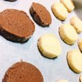 ぴぴぴすたちお's cooksnap of when they made サクっとカリっと☆チョコサブレ.