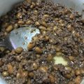 クックG934XC☆'s cooksnap of when they made 簡単！挽肉納豆のサニーレタス包み☆.