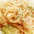 リュゥ's cooksnap of when they made 春キャベツとツナの豆乳クリームパスタ.