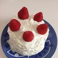 ぽぴぱふ's cooksnap of when they made 1歳の誕生日ケーキ♡.