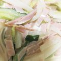 SORxSIR's cooksnap of when they made 簡単☆大根ハムマヨサラダ.