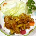 くまやっこ's cooksnap of when they made ✿厚揚げの豚肉巻＊パイナップルソース✿.