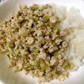 クック48M6TD☆'s cooksnap of when they made ガッツリ☆挽肉のねぎ塩にんにく炒めごはん.