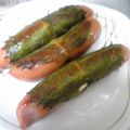 ぜっきん's cooksnap of when they made ソーセージの大葉巻き.