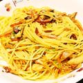 041329's cooksnap of when they made きのこ＆ベーコンのバター醤油パスタ。.