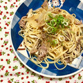 ふたごゆき's cooksnap of when they made ＊簡単和風パスタ＊豚のしょうが焼き味♪.