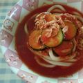 toco*'s cooksnap of when they made 【簡単】ツナトマ冷やしぶっかけうどん.