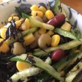komachicco's cooksnap of when they made ♫給食を再現♫ひじきサラダ.