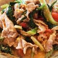 桃色牛丼's cooksnap of when they made セロリ・トマト・卵の彩炒め.