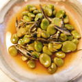 yesmama's cooksnap of when they made そら豆といりこの煮物.