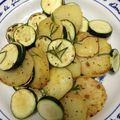 減塩パパ's cooksnap of when they made ジャガ芋とズッキーニのローズマリー炒め.