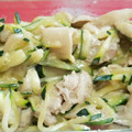 metabo3号's cooksnap of when they made マヨでコク旨♪ズッキーニと豚肉の卵とじ.