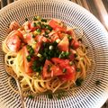 ゆー1024's cooksnap of when they made 美肌に！トマトの和風冷製パスタ.