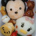 恵美☆彡's cooksnap of when they made ディズニーツムツム キャラ弁 型紙付.