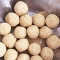 3uz's cooksnap of when they made 外出に簡単☆サツマイモの手掴みきなこ団子.
