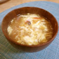 北海道伯爵's cooksnap of when they made ＊トマトと茸の かき玉中華風スープ＊.