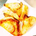 mykym's cooksnap of when they made シュウマイの皮☆とろけるチーズ包み.