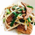 クックT1SAA5☆'s cooksnap of when they made 簡単 我が家のレバニラ炒め もやし入り♪.