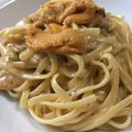 さとぺこ's cooksnap of when they made 生うにのクリームパスタ.