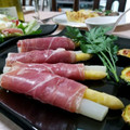 ｸﾏﾘｴ's cooksnap of when they made ホワイトアスパラと生ハム　柚子胡椒マヨで.