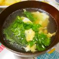 ジョンリークッカー's cooksnap of when they made ☆5分で完成☆レタスと卵の簡単中華スープ.