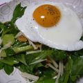 ピンクのたまご's cooksnap of when they made 焦がしにんにくと生姜のセロリ丼.