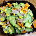 lionowo's cooksnap of when they made ズッキーニとベーコンのコーンバター.