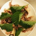 MITUI4510's cooksnap of when they made 大葉で食べる☆エリンギ豚肉ポン酢炒め.