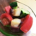みぃやん！'s cooksnap of when they made ほんだし香☆トマトと胡瓜のゴロゴロサラダ.
