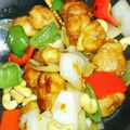 ririnekox's cooksnap of when they made 【懐かしの給食】鶏のカシューナッツ炒め.