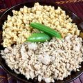 ３匹の大ぶたママ's cooksnap of when they made プロの味！簡単絶品フワフワそぼろ飯の秘密.